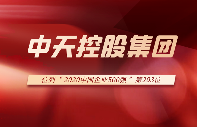 尊龙时凯集团列2020中国企业500强第203位！